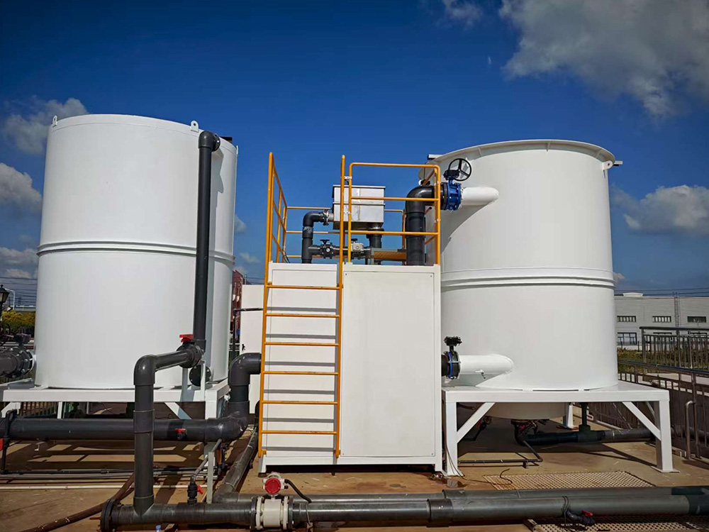 Jiangsu 1500m³/d vortex air flotation equipment